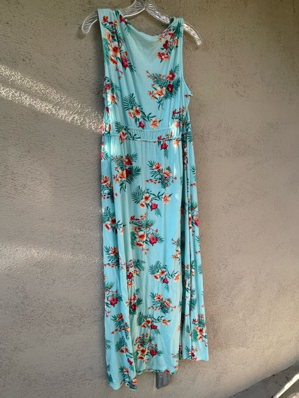 Olive & Oak Aquamarine Floral Maxi Dress Sz. XXL - Picture 7 of 17
